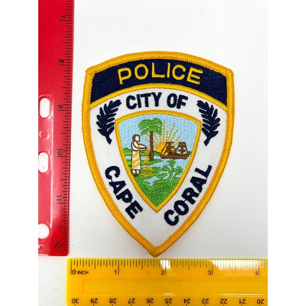 City of Cape Coral FL Florida Embroidered Police Department Shoulder Patch